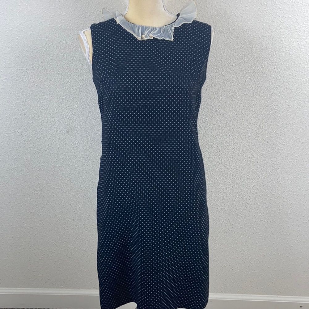 Vintage Definitely Jrs Californiana Polka Women Dress Size SM